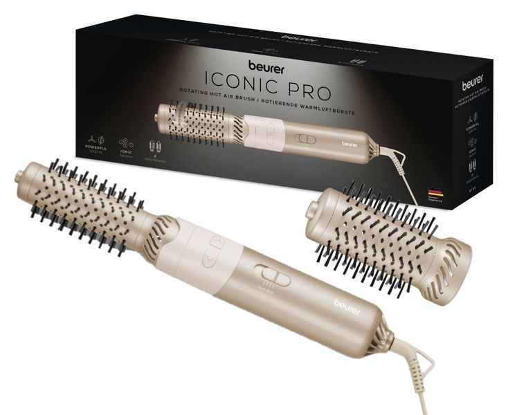 Beurer Germany Rotating Hot Air Brush HT 85 Volumising Hair Styler &amp; Curler