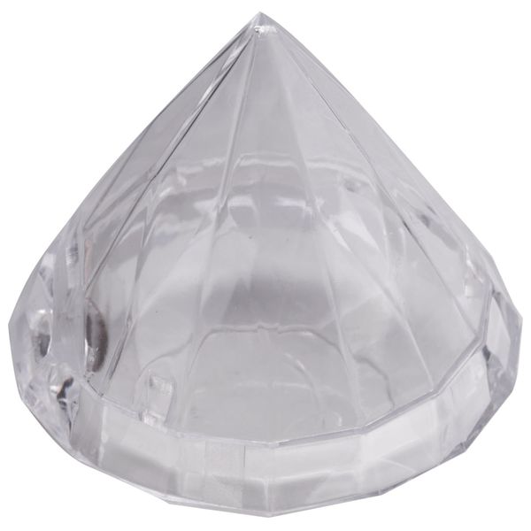12PCS Transparent Diamond Shape Candy Box Wedding Favor Gift Boxes