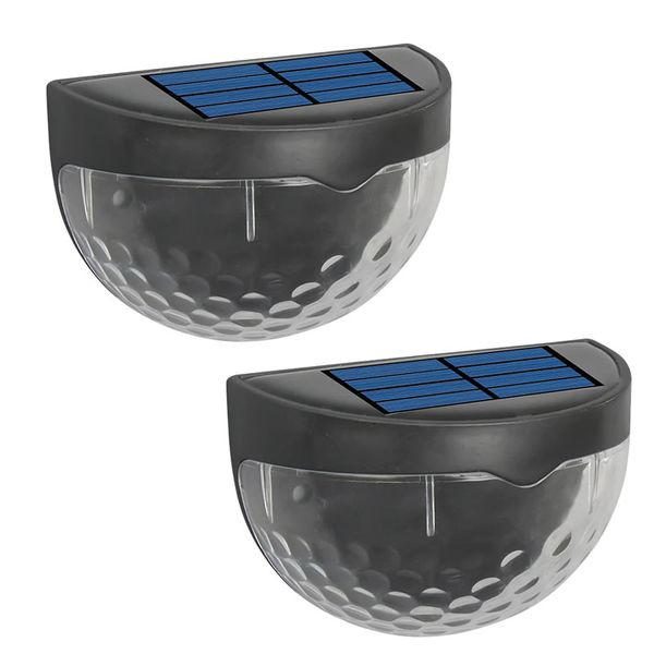 2pcs 6 LED Waterproof Solar Outdoor Fence Light EJC-5016