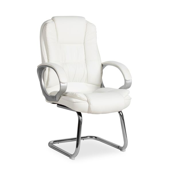 GOF Furniture - Lucca White Office Chair