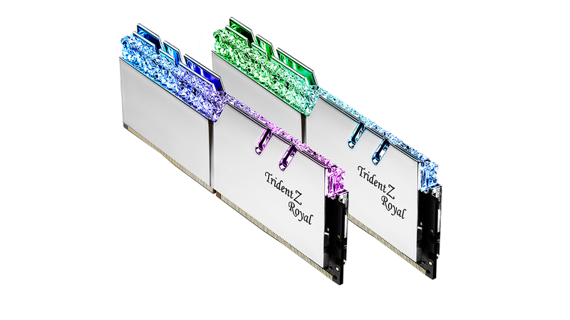 G.SKILL Trident Z Royal 32GB (2x16GB) DDR4-3600MHz Memory - Silver