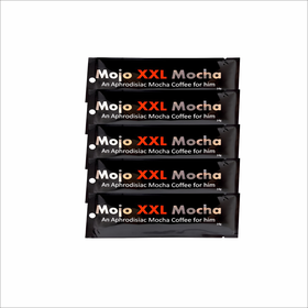5 Pack Mojo XXL Mocha Coffee - Boost Erection, Stamina & Pleasure