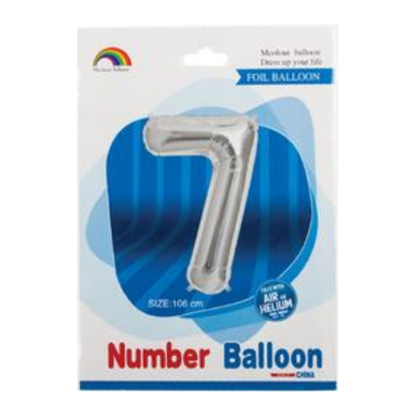 SD Decorations - Number 7 Balloon