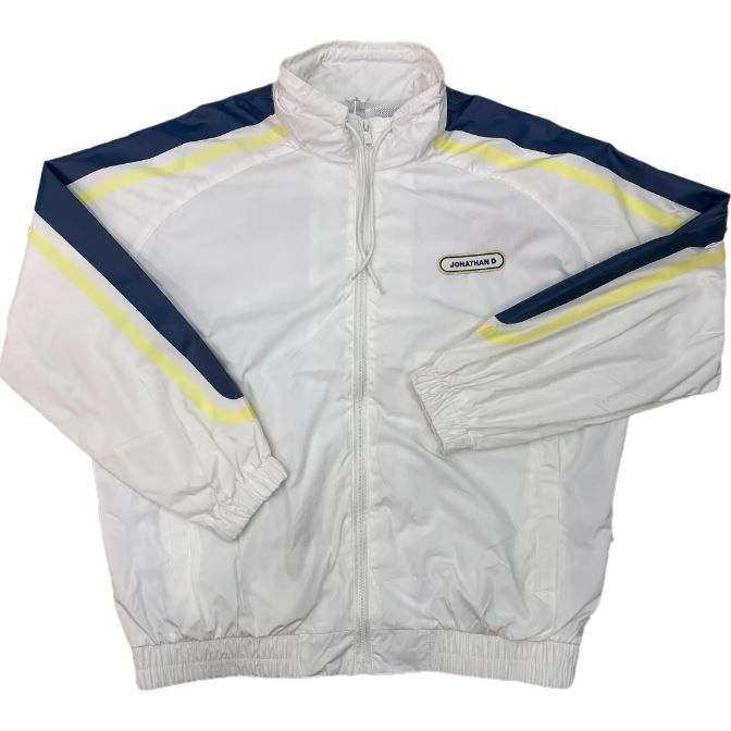 Jonathan D - JD Carlo Mens Ivory Zip-up Track Jacket | Buy Online in ...