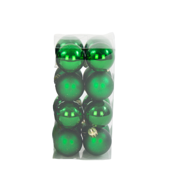 Christmas Decoration Baubles - 6 cm Shatterproof Hanging Balls for Tree