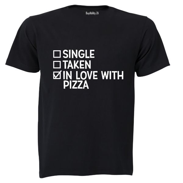 In Love With PIZZA - Valentine - Kids T-Shirt