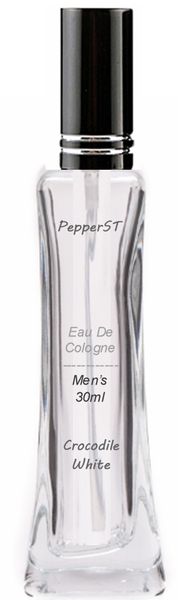 PepperSt Men's Cologne : Crocodile White - 30ml