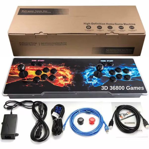 Pandora Box 3D Arcade Console-36800 Games| Tekken 6 &amp;Classic Retro Games-GC