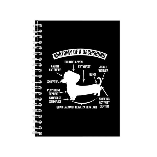 Dachshund Notebook Dog Gift Idea Writing Book Notepad Pad 22