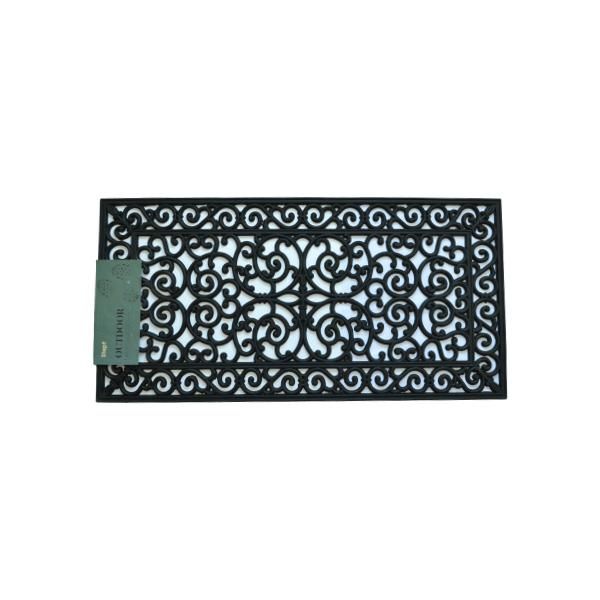 Step Rubber Iron Rectangular Doormat Large - 1200 x 600mm