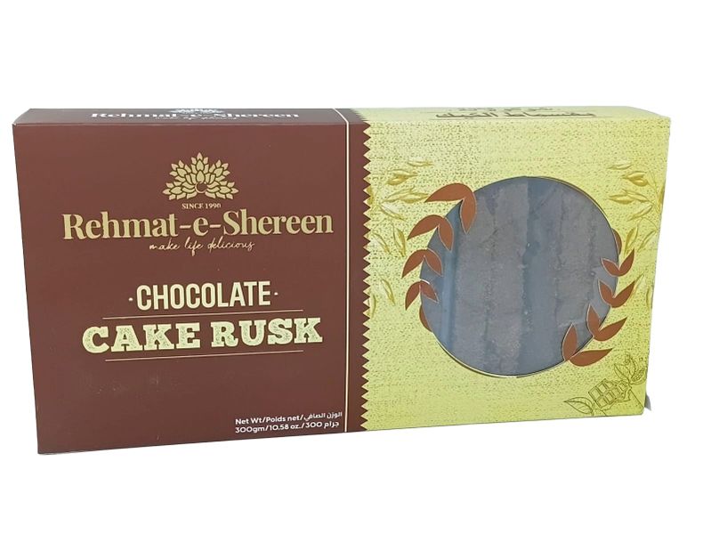 Chocolate Cake Rusk - Fresh &amp; Crispy Delight - 300g