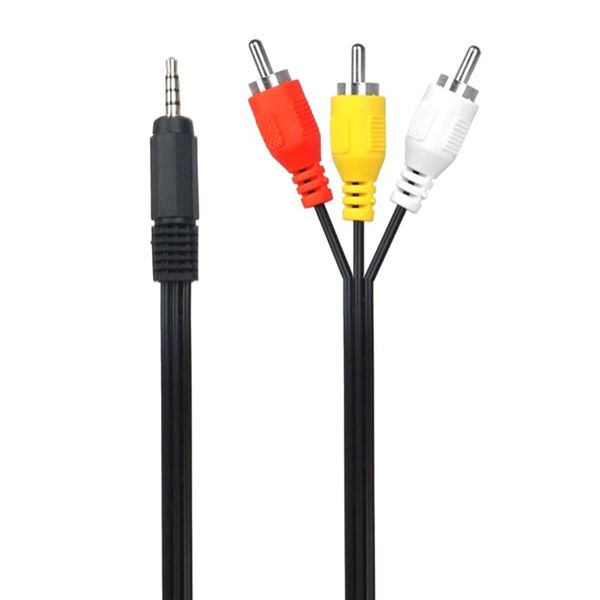 Aux 1.5M Audio Jack to 3 RCA Male Audio Stereo Cable