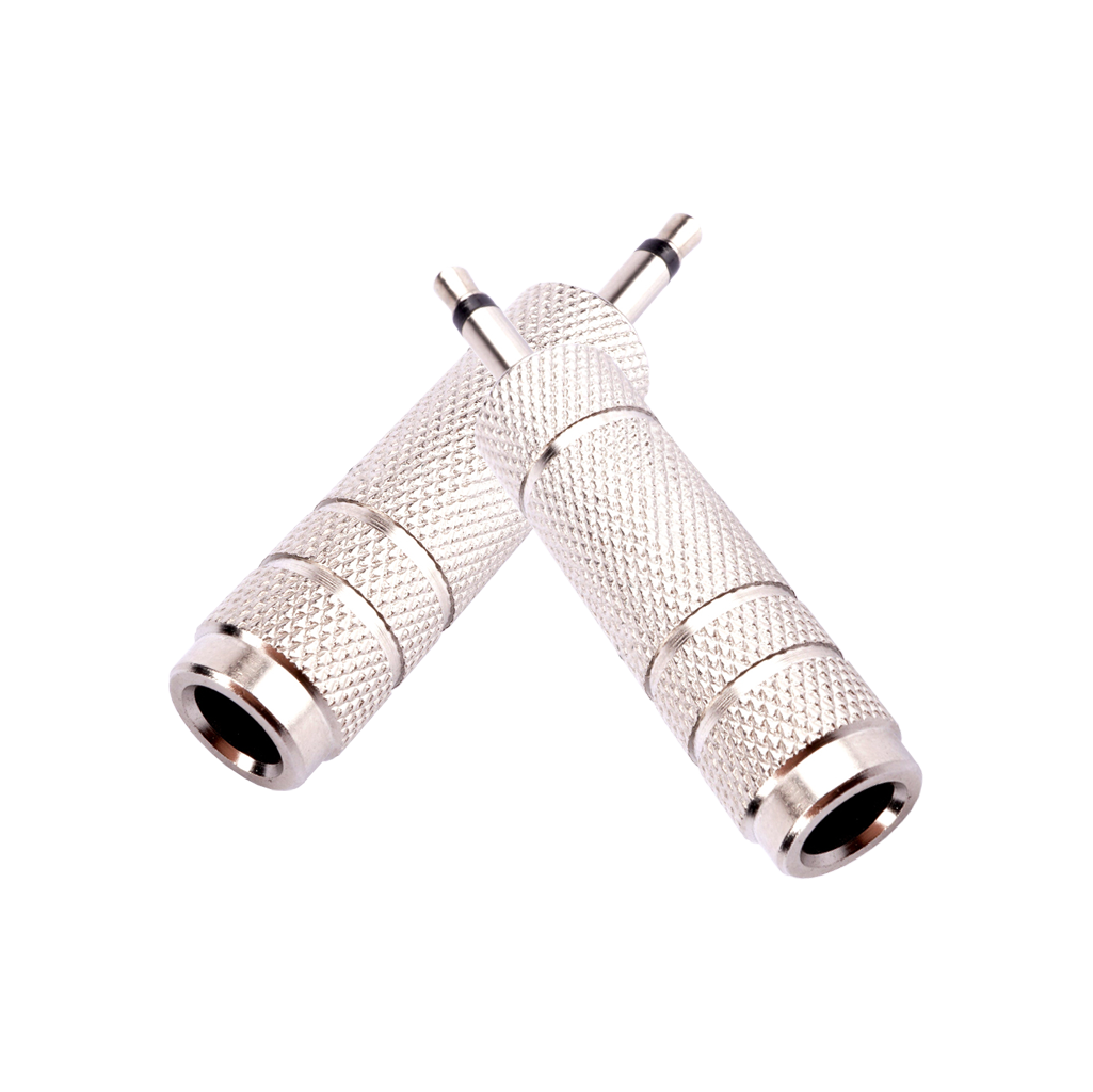 Tecnix Mini Jack Male 1/4"Jack Female Silver Chassis Adaptor Shop Today. Get it Tomorrow