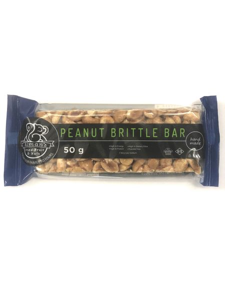 Alman's Peanut Brittle Bar 50g - Box of 30