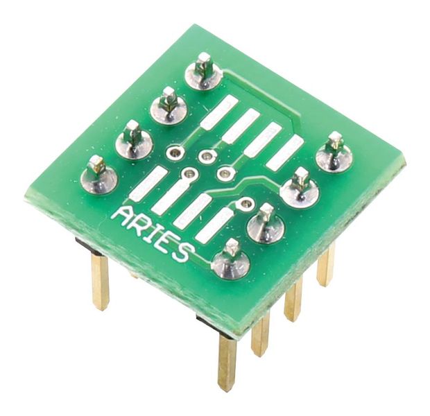 Aries (LCQT-SOIC8-8) IC Adapter - 8-SOIC to 8-DIP