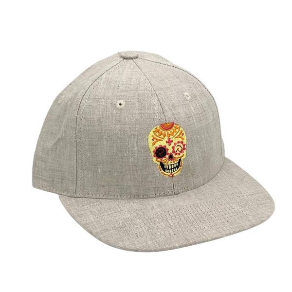 Piretti Cotton Heather Hood Hat - Dia de los Muertos