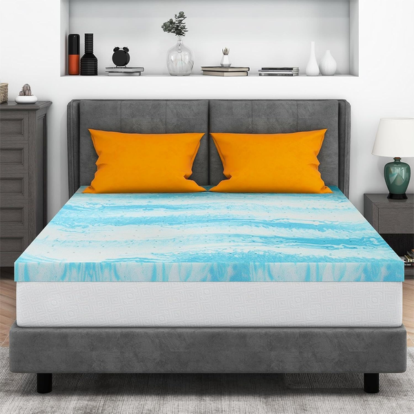 Double Gel Infused Memory Foam Mattress Topper E image