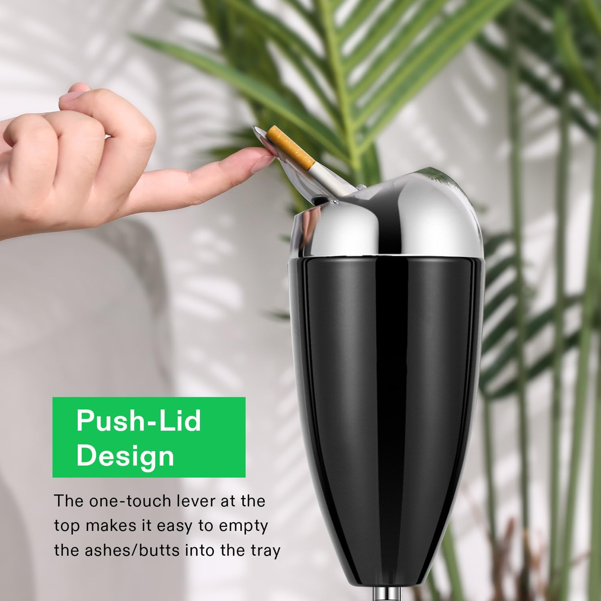 Floor Standing Adjustable Indoor/Outdoor Ash Tray | Shop Today