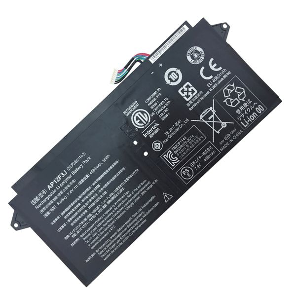 Battery for Acer S7,S7-191,S7-391 Series (AP12F3J,2ICP3/65/114-2)