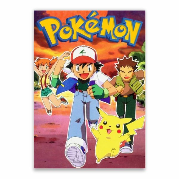 Pokemon Cartoon Poster - A1
