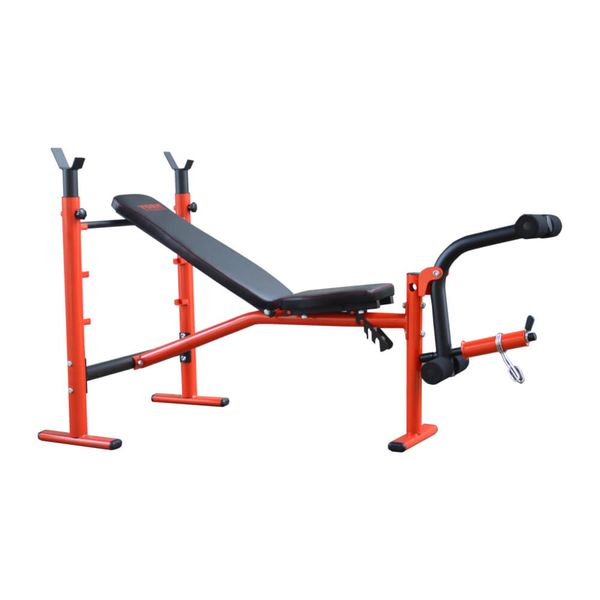York Warrior Mid Width Bench Press &amp; Leg Extension and Leg Curl Combo