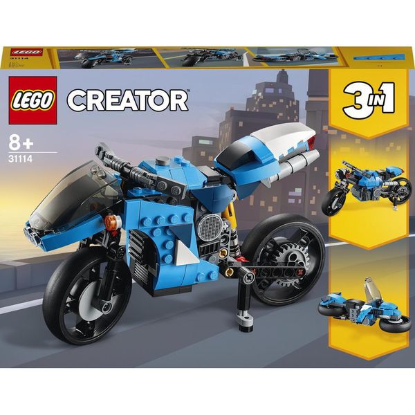 LEGO Creator 3 in 1 Superbike Building Set 31114