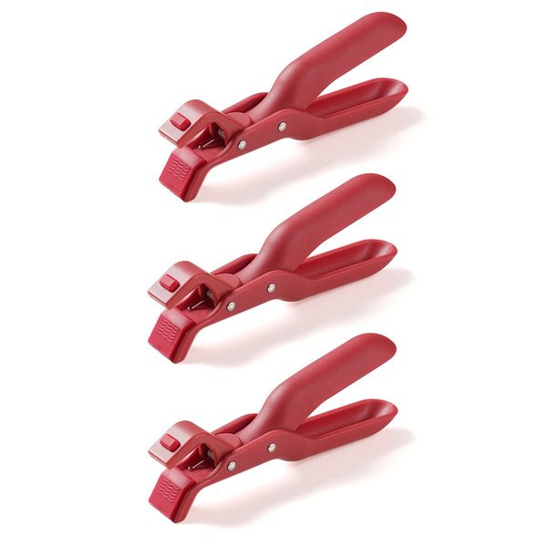 3pcs Silicone Anti Slip and Anti Scald Clips, Kitchen Small Tools