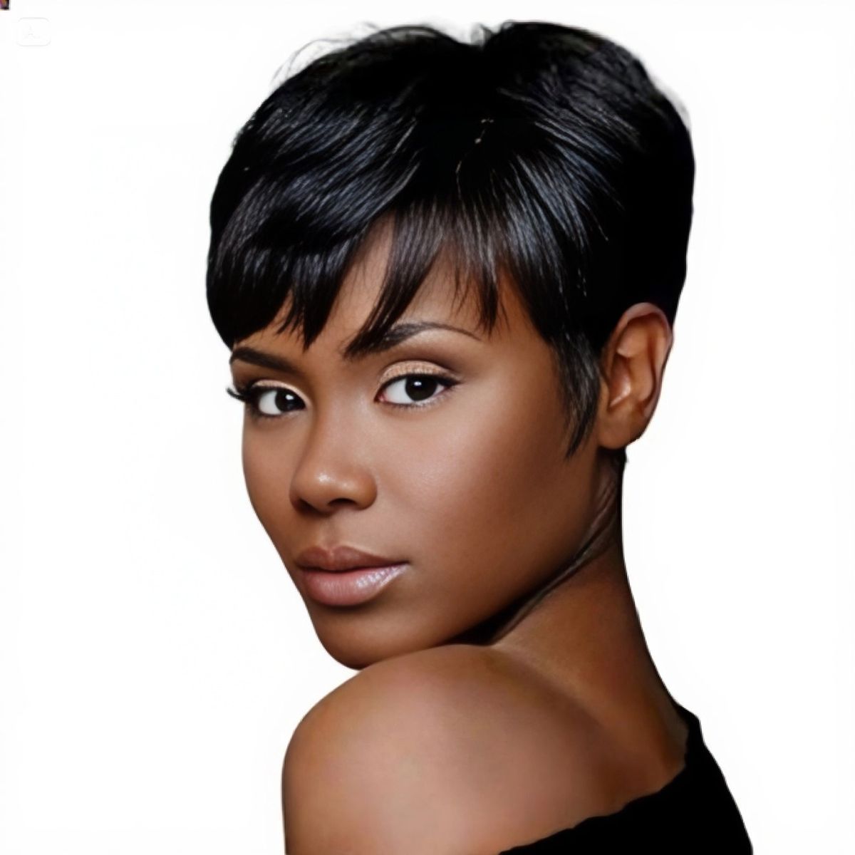 Human Hair BrazilianShort Bob Wig Pixie Cut Wig Non Lace Wig GoldenPerfect