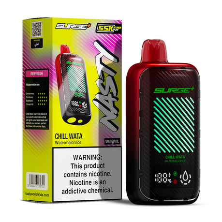 Nasty SURGE 55K Puff Disposable Watermelon Ice Image