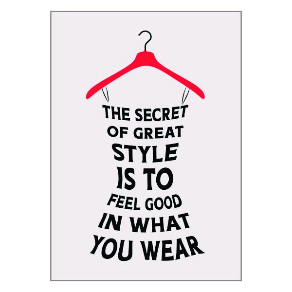 Dress Quote- A1 Poster
