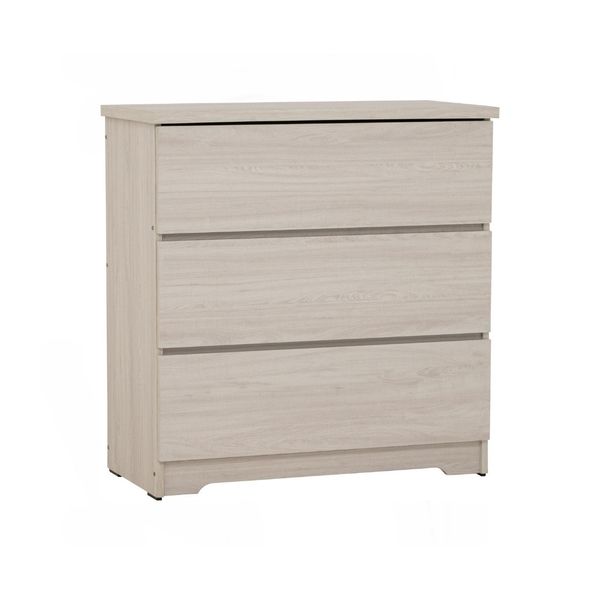 Bragg Dublin Chest of Drawers Storage Cabinet, 3 Drawers