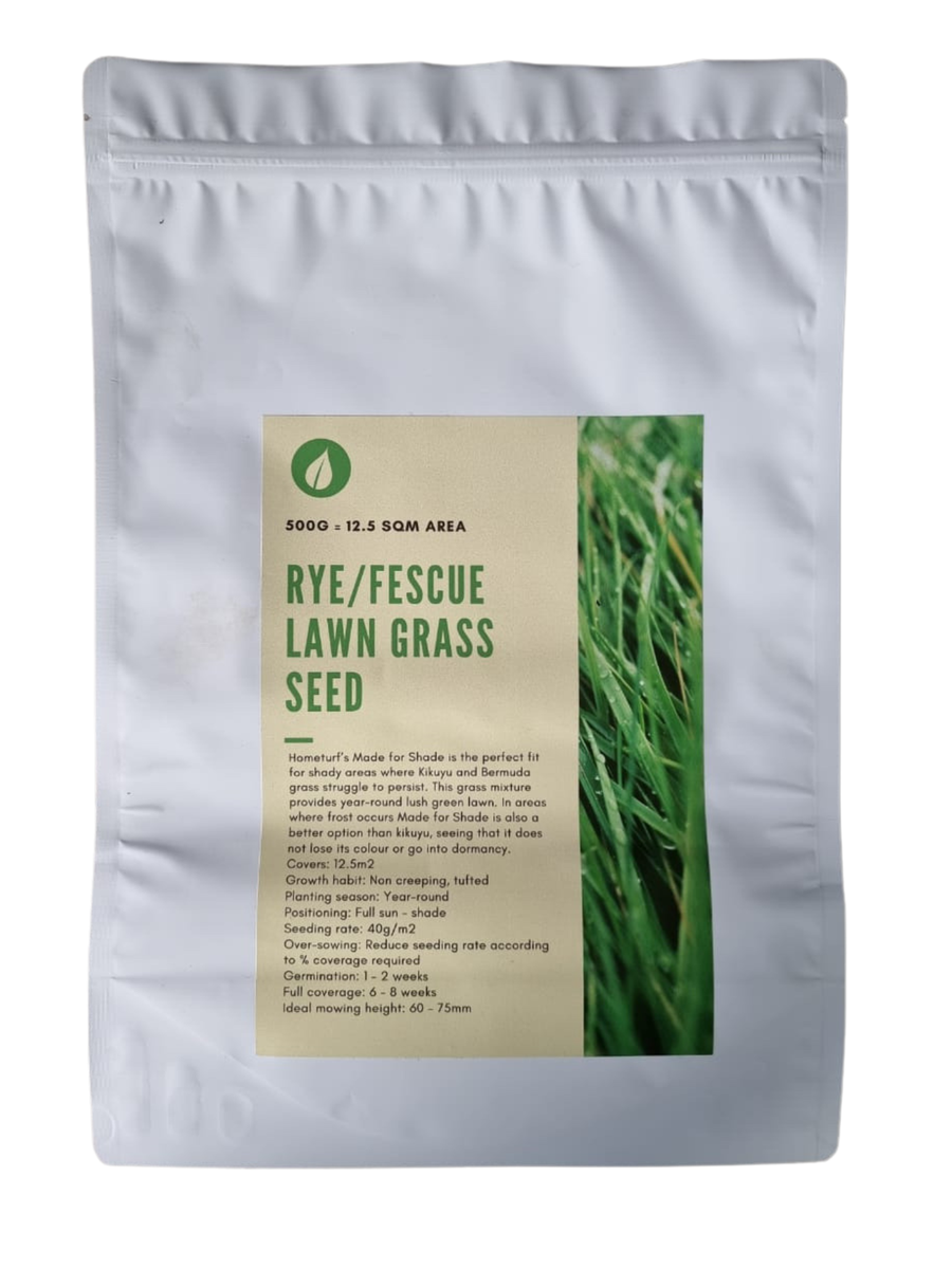Hometurf Rye/Fescue Lawn Grass Seeds 500g Buy Online in South