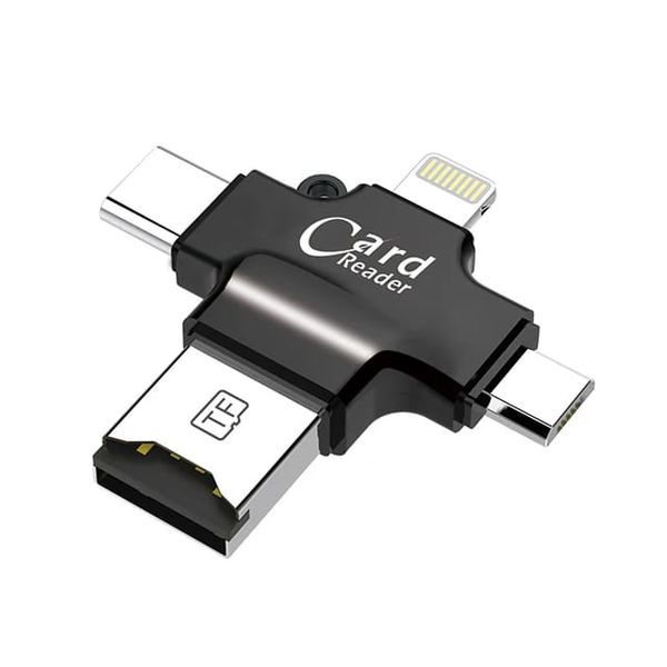 4-in-1 OTG USB Stick Flash Drive High Speed Mini Magnetic Stripe Card Reader