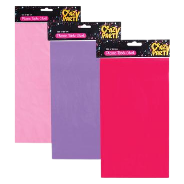 Party Supplies - Girl Party Table Cloth- Pack Of 3