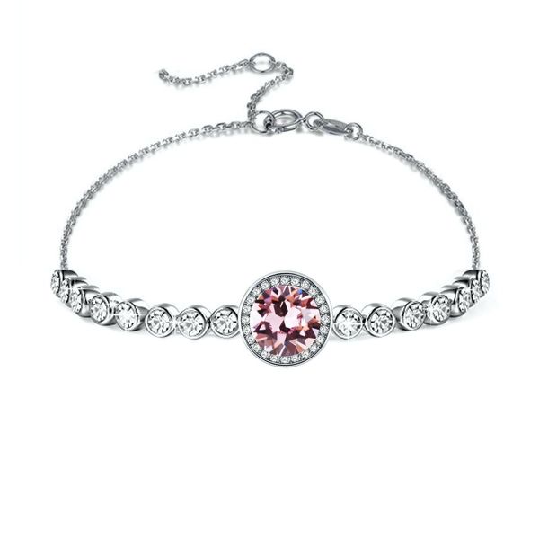 Civetta Spark Emma Bracelet - Swarovski Light Amethyst Crystal
