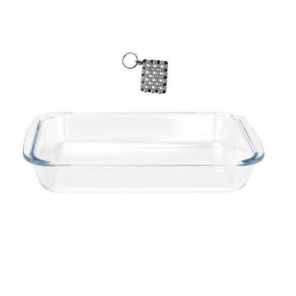 High-Quality Glass Baking Tray-Versatile and Durable Bakeware &amp; Key Holder