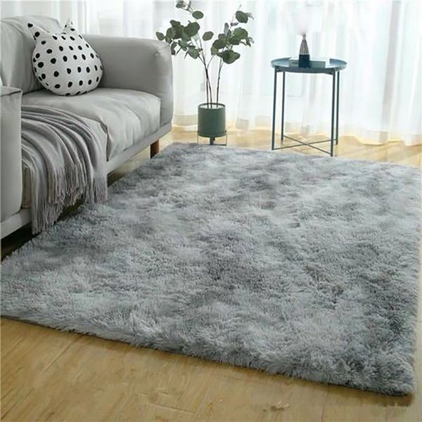 150 x 180cm Plush Fluffy Carpet -Shaggy Foldable Rug