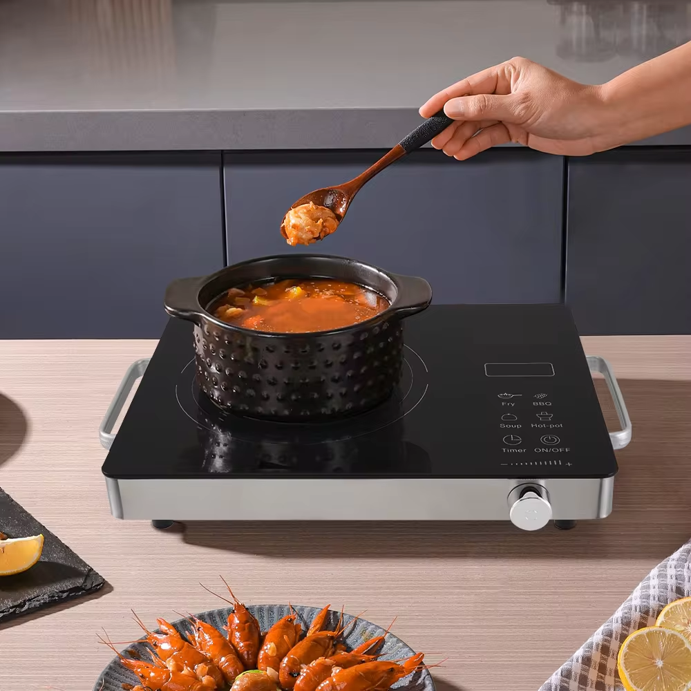 Energy-Efficient 2200w Ceramic Hot Plate- Temperature Control/Easy