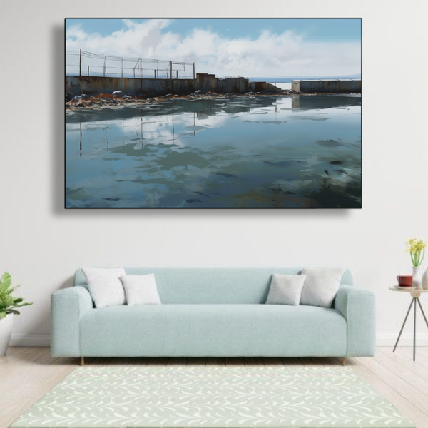 Canvas Wall Art - Still Water Abstract - IM0040