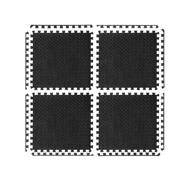EVA Foam Interlocking Tile Gym Floor Mats - 4 Pieces Pack