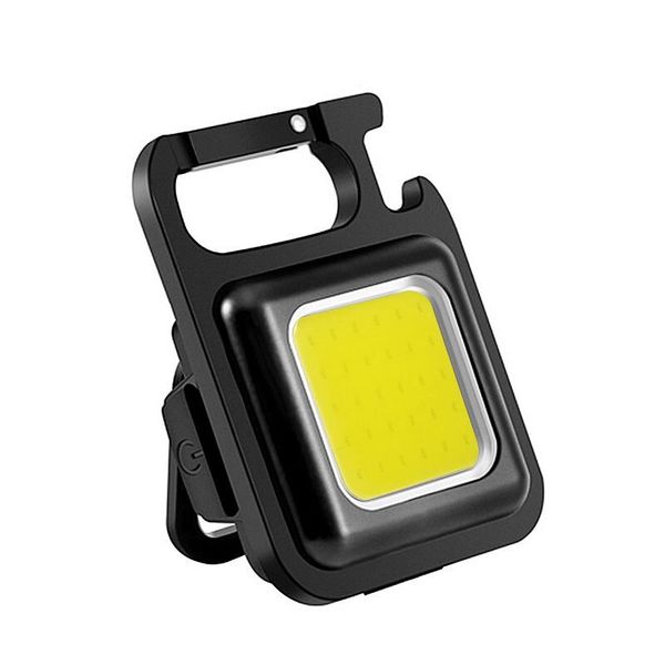 Black Rechargeable COB Light