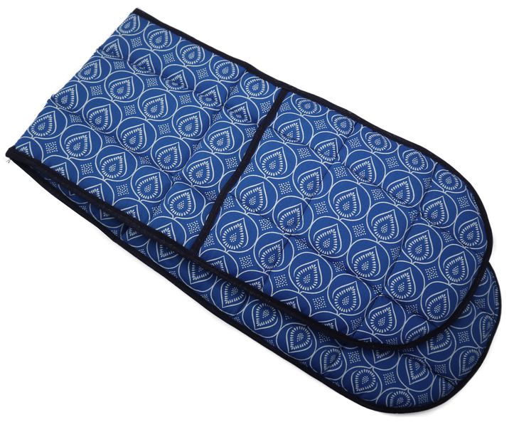 Oven Mitt / Hot Pot Holder - Double - Blue