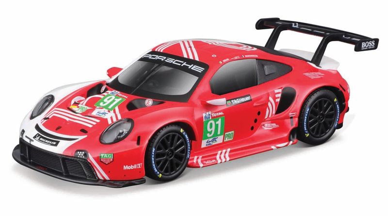 Bburago 1/43 Porsche 911 RSR LM 2020 (11cm Long)
