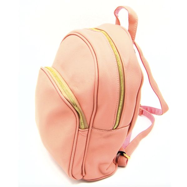 FCG Pastel Faux Leather Ladies Backpack
