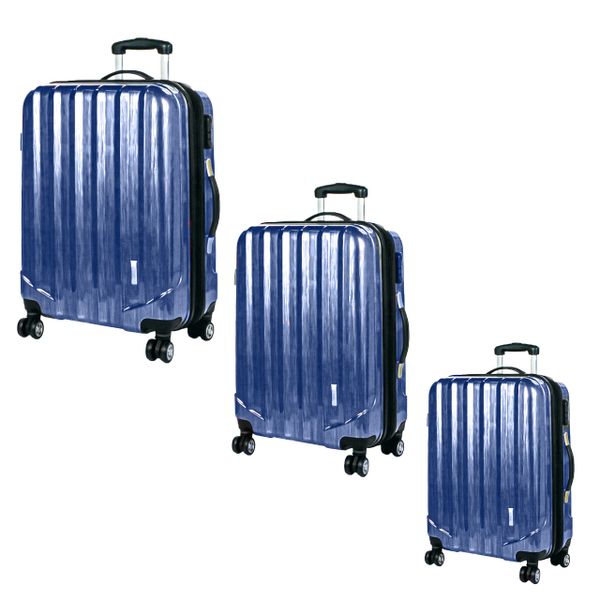 Large Capacity Fashionable &amp; Expandable 3 Piece Rolling Luggage Set