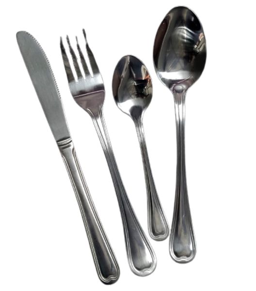 Cutlery set 24 Pieces Classic Stainless Steel - Tableware Essentials