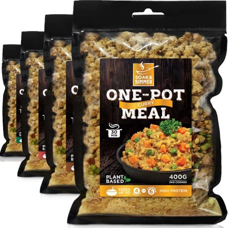 One Pot Meals 4x400g | Easy Food & Quick Meals | Hiking Camping Emergency Image