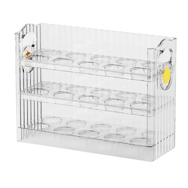 Egg Storage Container for Refrigerator - 3 Layers, 30 Count