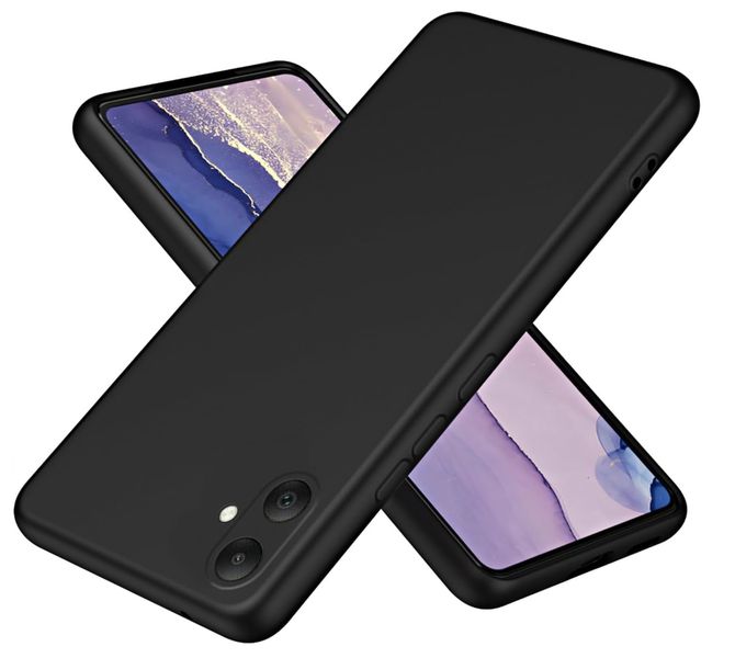 Liquid Silicone Cover For Samsung Galaxy A06 - Black
