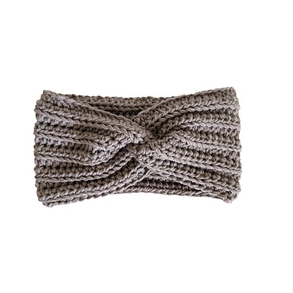 Handmade Crochet Merino Wool Head Warmer Headband
